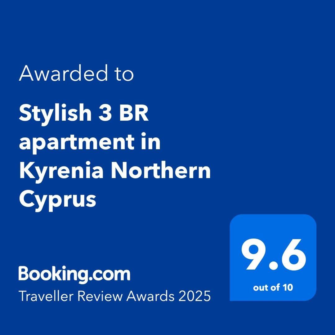Stylish 3 Bedroom Apartment In Kerýnia Eksteriør bilde
